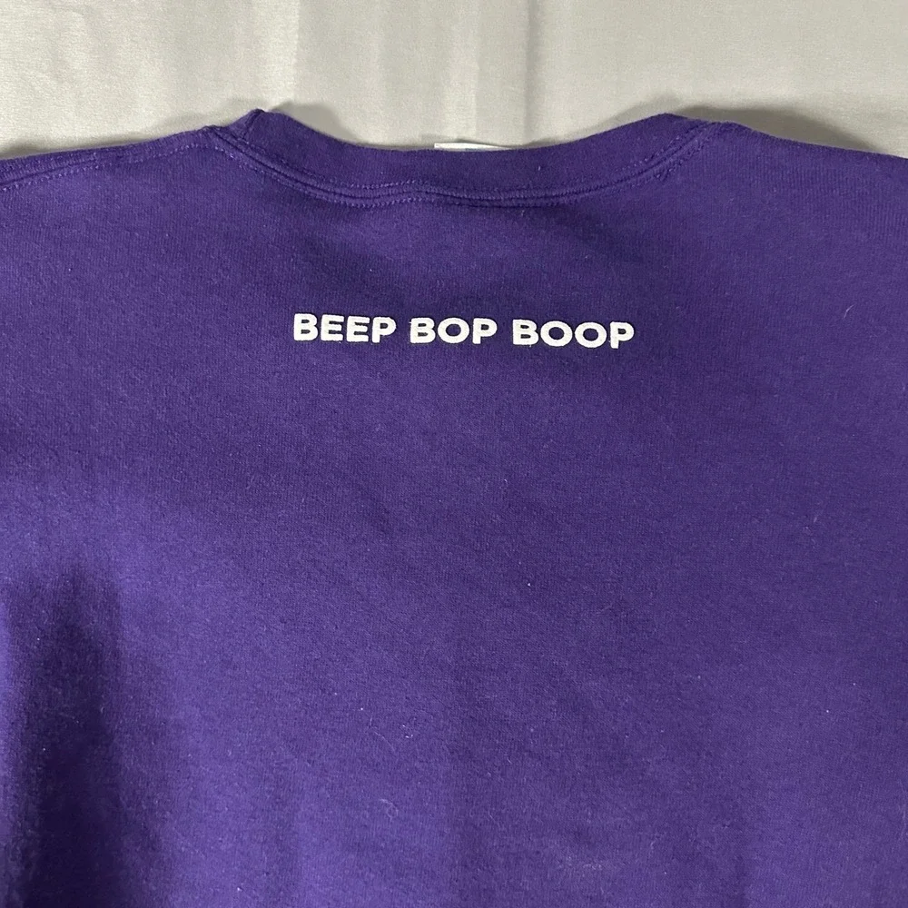 Russell Athletic Mens Small‎ Sweatshirt Kellogg Robot Purple BOTS 24